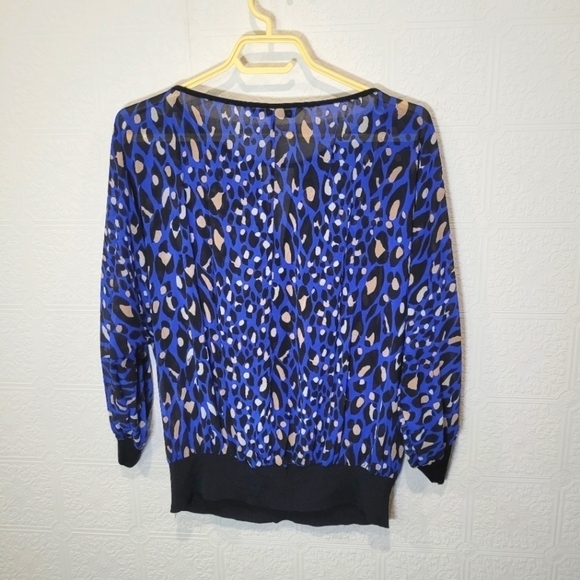 Trina Turk chiffon animal print blouse - Picture 5 of 6